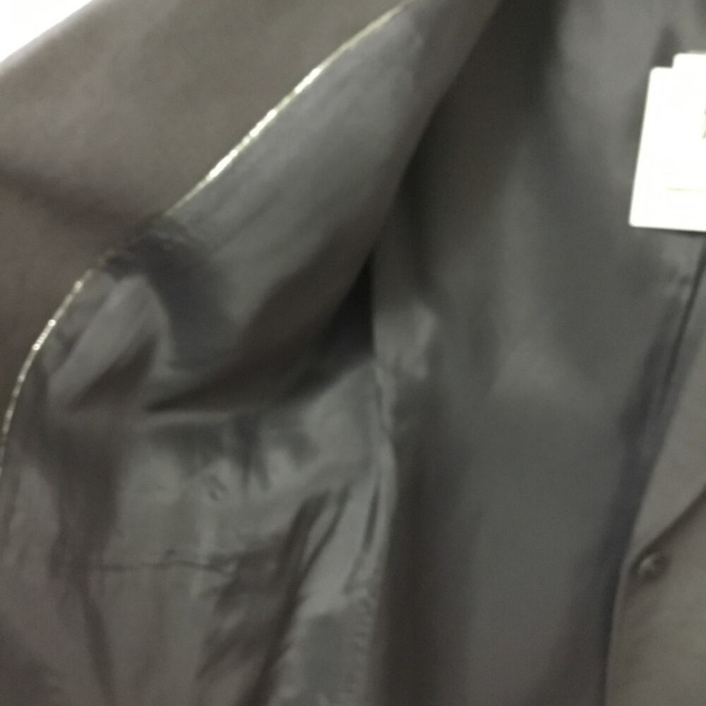Anne Klein Single-Button Brown Notched-Lapel Blazer - Picture 8 of 8